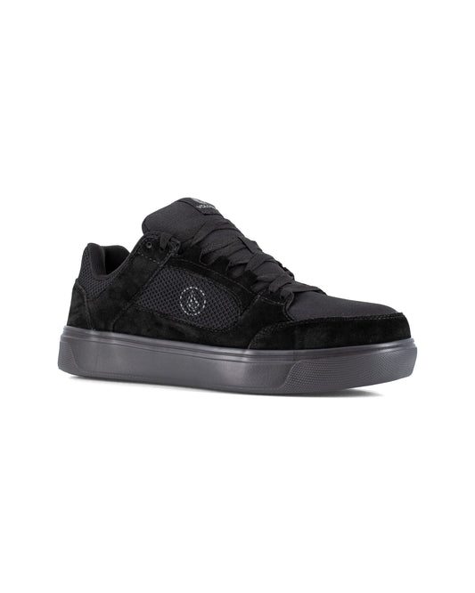 Men's Evolve Safety Toe Work Sneakers-Triple Black-Volcom