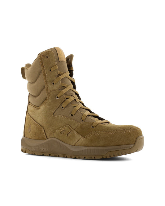 Men's Stone Force Safety Toe Tactical Boots with Side Zipper