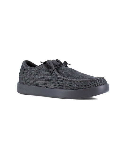 Men's Chill Soft Toe Water and Slip Resistant Work Sneakers-Black-Volcom