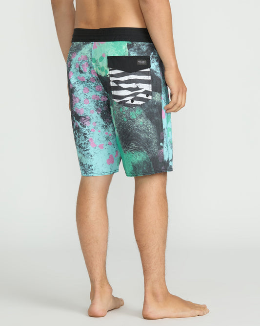 Men's Misdormeaner Stoney 19" Trunks-Jade Cream-Volcom