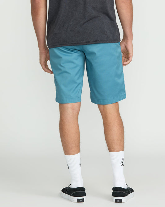 Men's Frickin Modern Stretch Shorts-Used Blue-Volcom