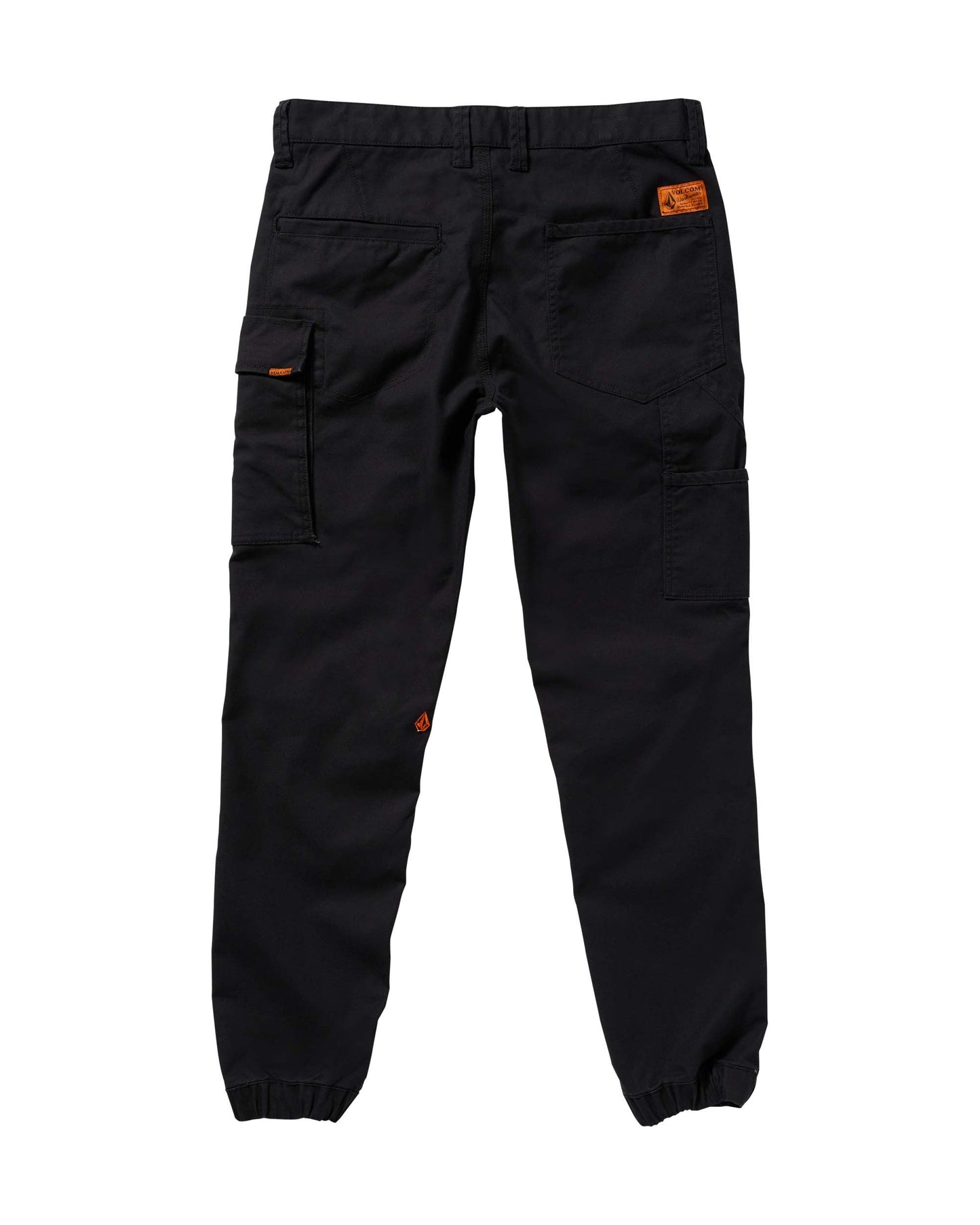 Men's Caliper II Cuff Work Pants-Black-Volcom