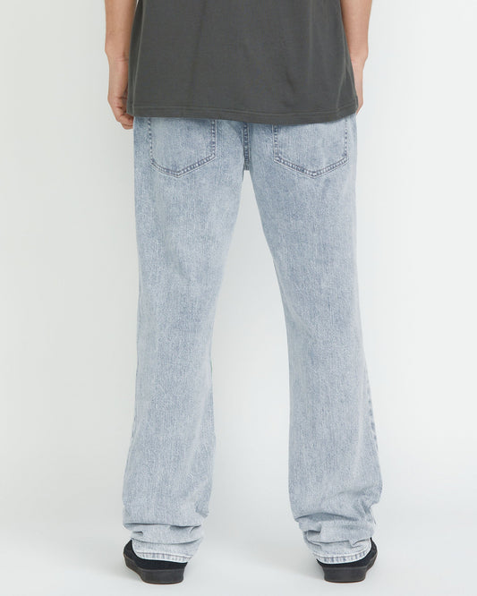 Men's Solver Modern Fit Jeans-Carolina Blue-Volcom
