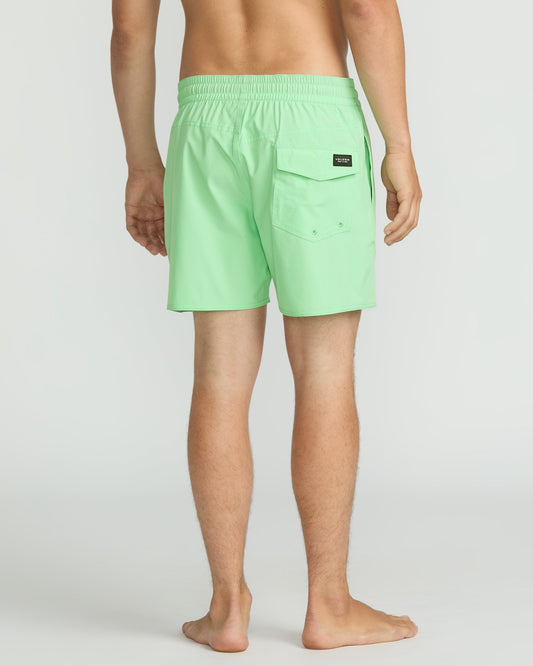 Men's Lido Solid 16" Trunks-Jade Cream-Volcom