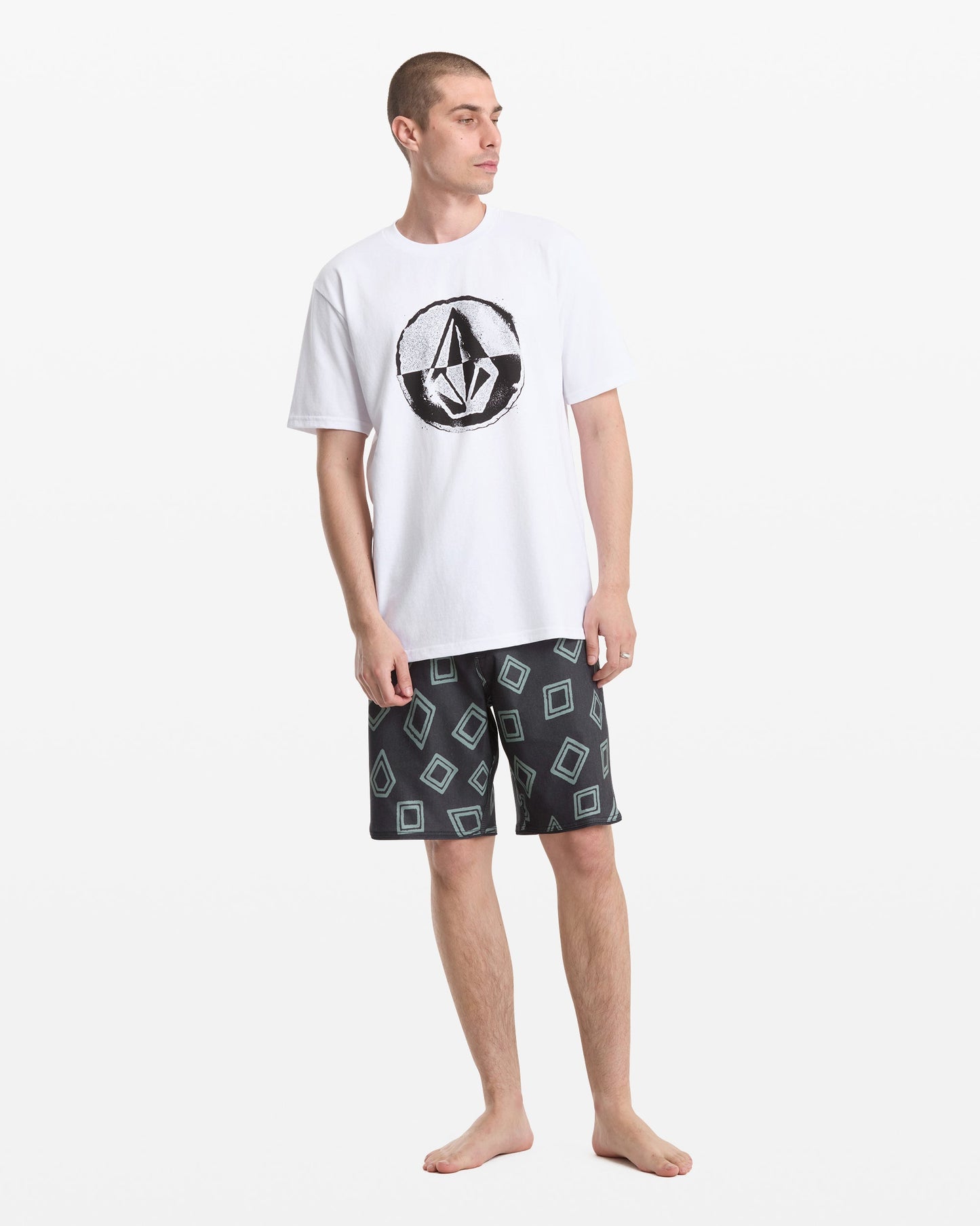 Men's Circle Split Short Sleeve Tee
