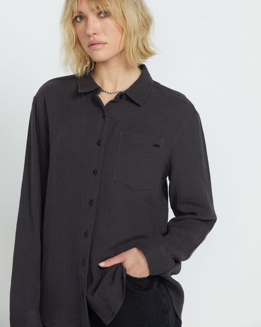 Women's Lil Button Up Long Sleeve Shirt