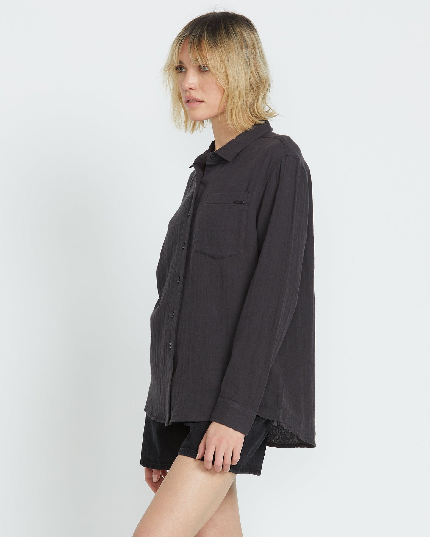Women's Lil Button Up Long Sleeve Shirt