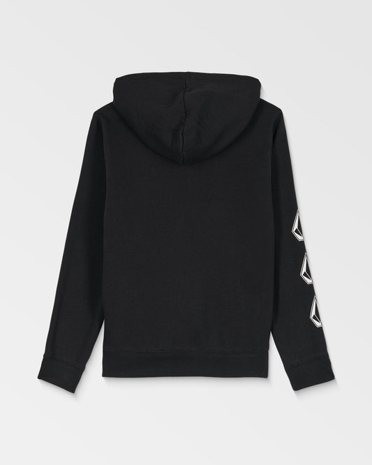 Big Kids' Iconic Stone Gid Zip-Black-Volcom