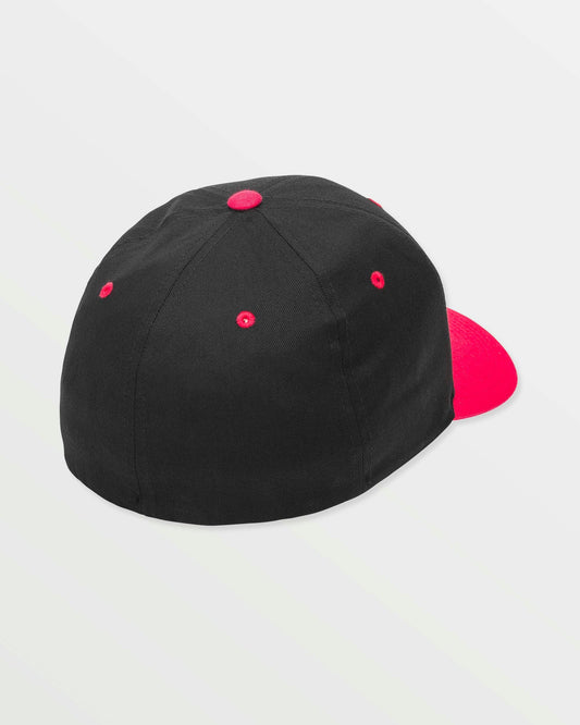 Men's 21St Century Stone Flexfit Hat-Chili Red-Volcom