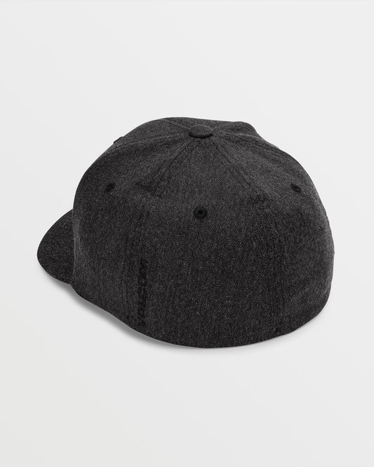 Men's Full Stone Heather Flexfit Hat-Charcoal Heather-Volcom