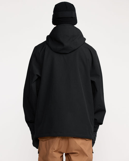 Men's Brighton Full Zip Jacket-Black-Volcom