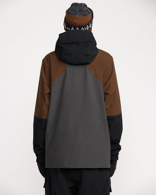 Men's Rnge Stretch 30K Jacket-Brown-Volcom