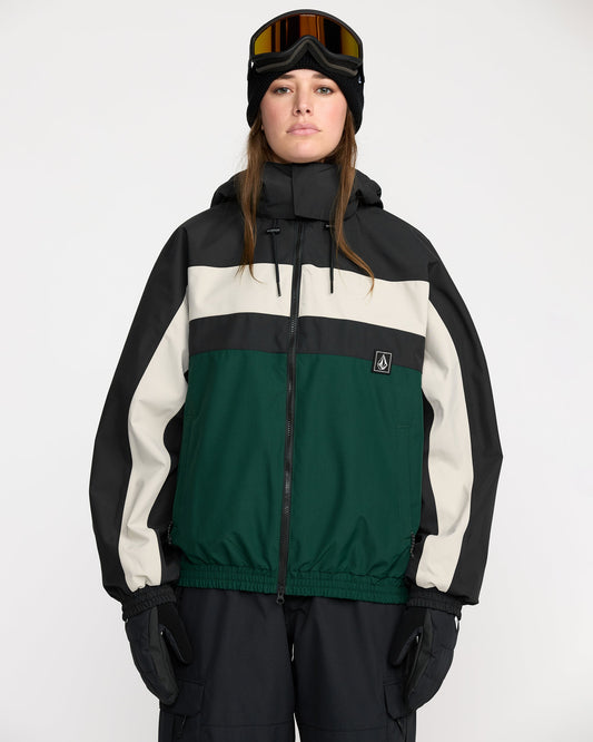 DLM Jacket-Black Green-Volcom