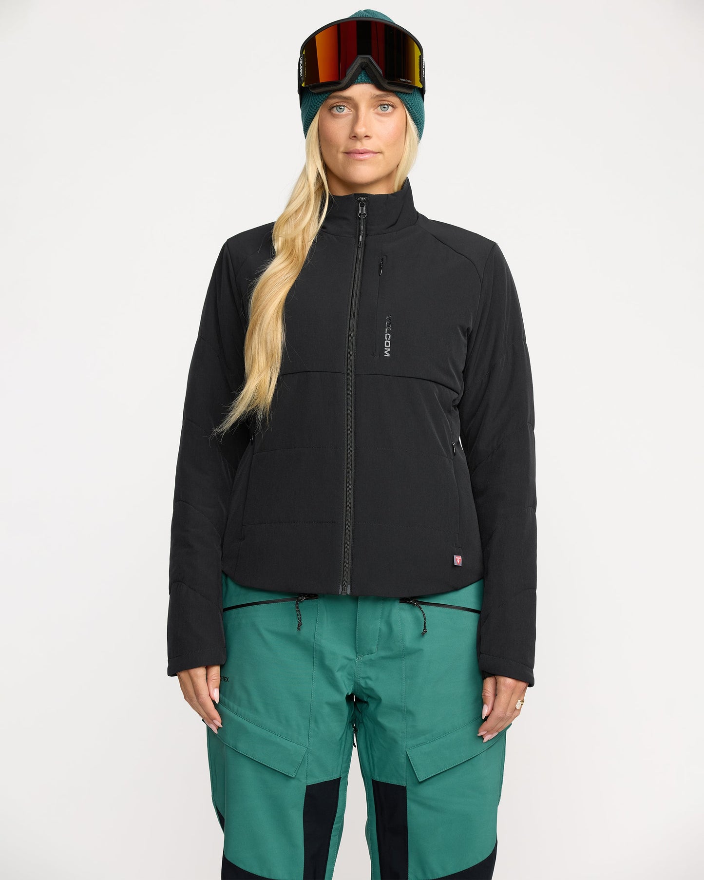 Women's Evergreen Full Zip Jacket-Black-Volcom