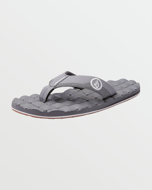 Men's Recliner Sandals-Light Grey-Volcom