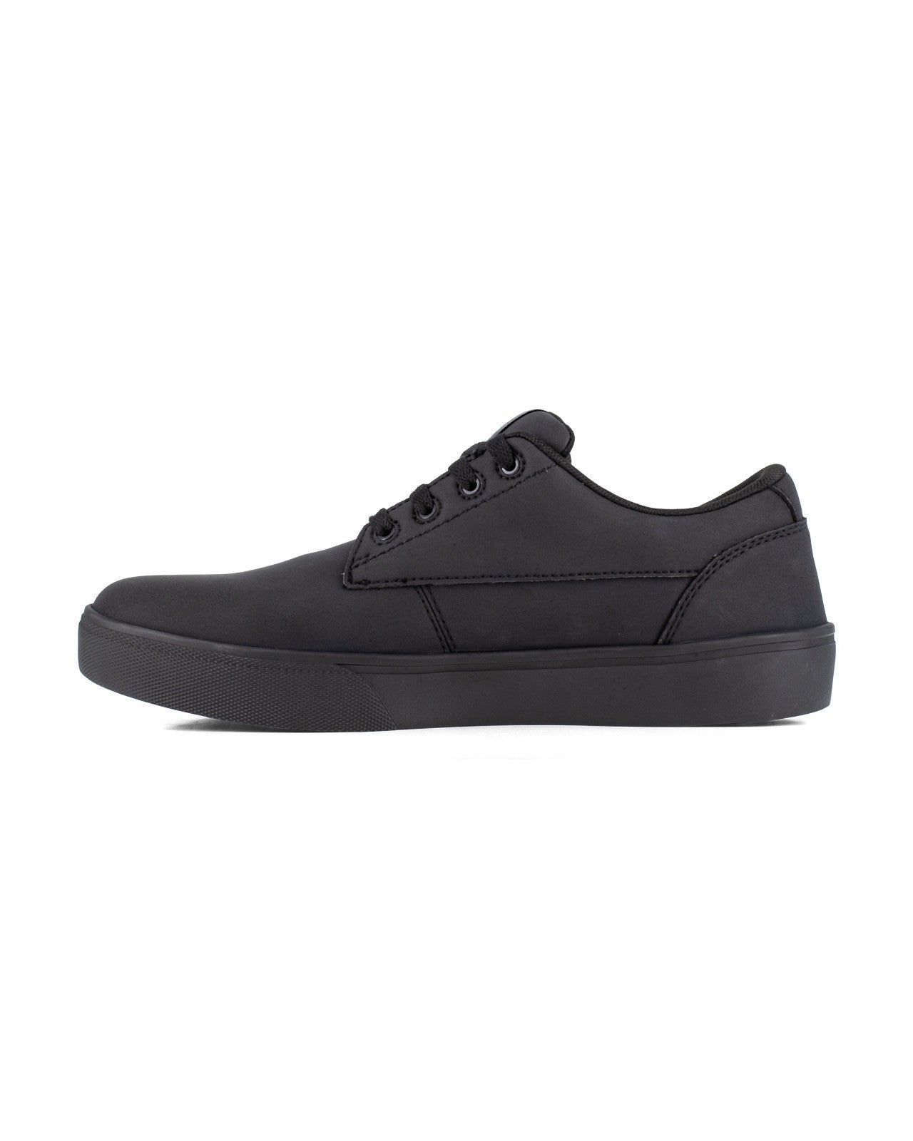 Men's True Soft Toe Water and Slip Resistant Work Sneakers-Black-Volcom