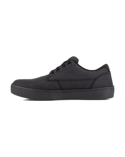 Men's True Soft Toe Water and Slip Resistant Work Sneakers-Black-Volcom