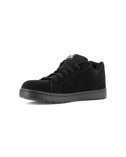 Men's Stone Work Sneakers-Black and Red-Volcom