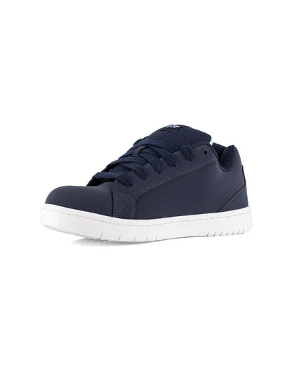 Men's Stone High Top Work Sneakers-Blue and Navy-Volcom