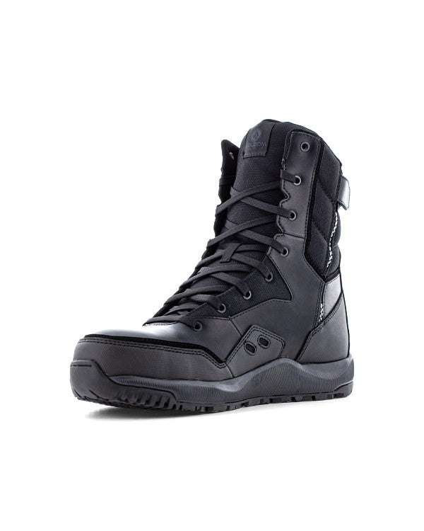 Men's Street Shield Safety Toe Tactical Boots with Side Zipper