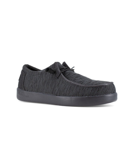 Men's Chill Safety Toe Slip Resistant Work Sneakers-Black-Volcom