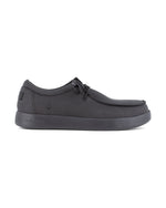 Men's Chill Safety Toe Water and Slip Resistant Work Sneakers-Black-Volcom