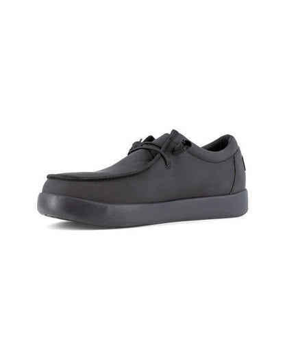 Men's Chill Safety Toe Water and Slip Resistant Work Sneakers-Black-Volcom