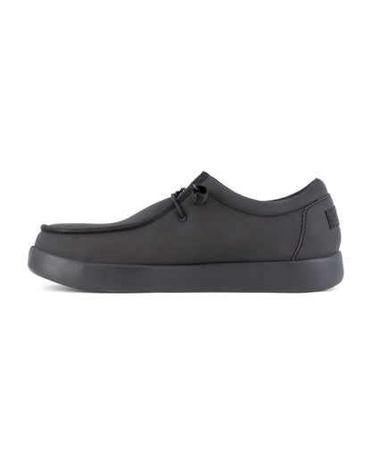 Men's Chill Safety Toe Water and Slip Resistant Work Sneakers-Black-Volcom