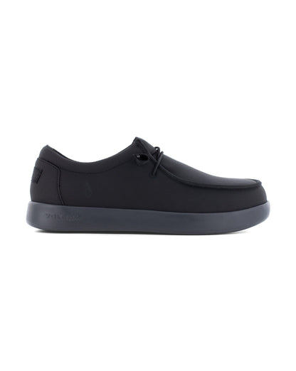 Men's Chill Safety Toe Water and Slip Resistant Static Dissipative Work Sneakers-Black-Volcom