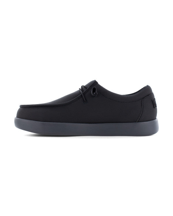 Men's Chill Safety Toe Water and Slip Resistant Static Dissipative Work Sneakers-Black-Volcom