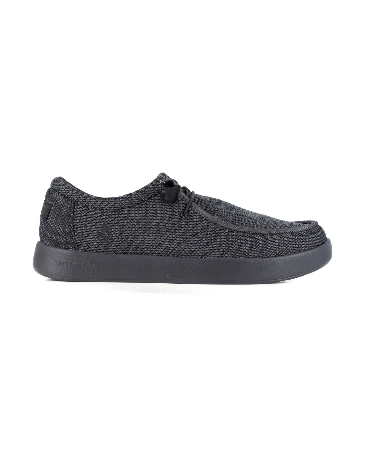 Men's Chill Soft Toe Water and Slip Resistant Work Sneakers-Black-Volcom