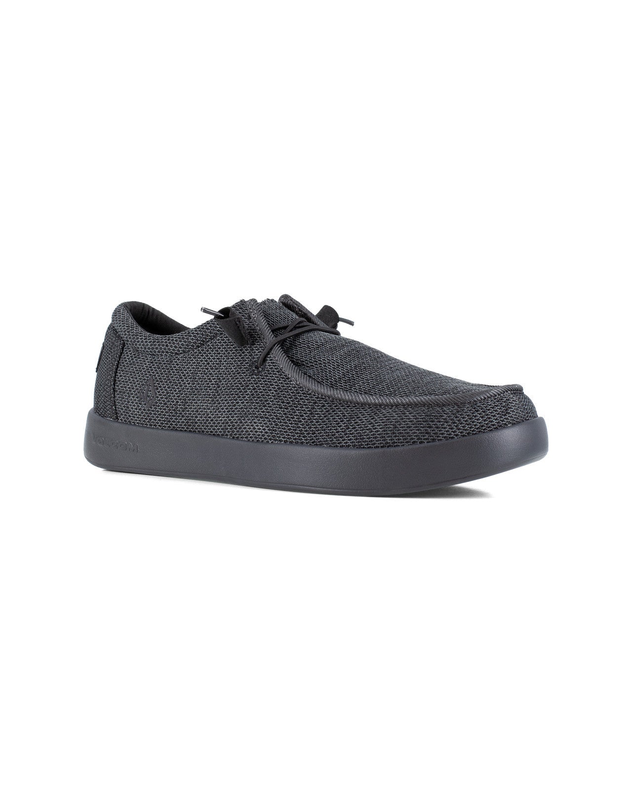 Men's Chill Soft Toe Water and Slip Resistant Work Sneakers-Black-Volcom