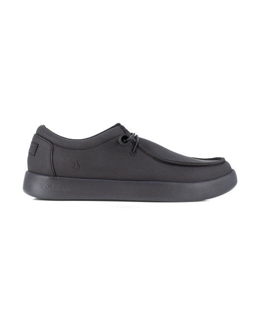 Women's Chill Soft Toe Slip Resistant Work Sneakers-Black-Volcom