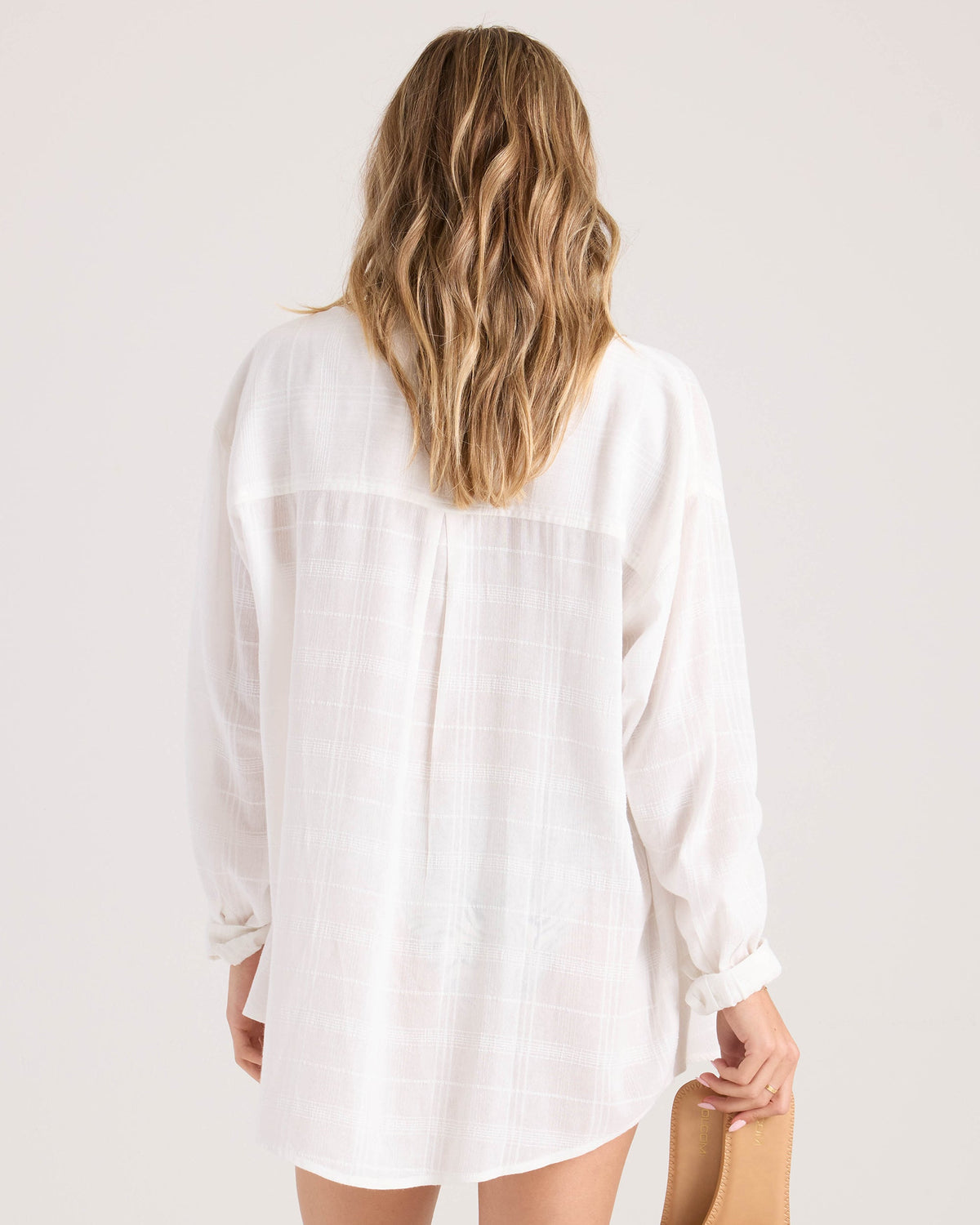 Women's Lived In Button Up 2-Star White-Volcom