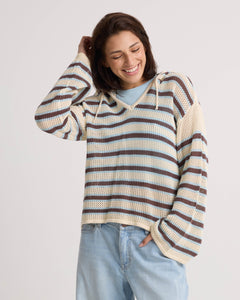 Brown/Blue/White Stripe