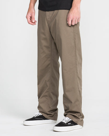 Men's Frickin Relaxed Chino Pants-Mushroom-Volcom