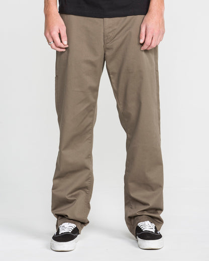 Men's Frickin Relaxed Chino Pants-Mushroom-Volcom