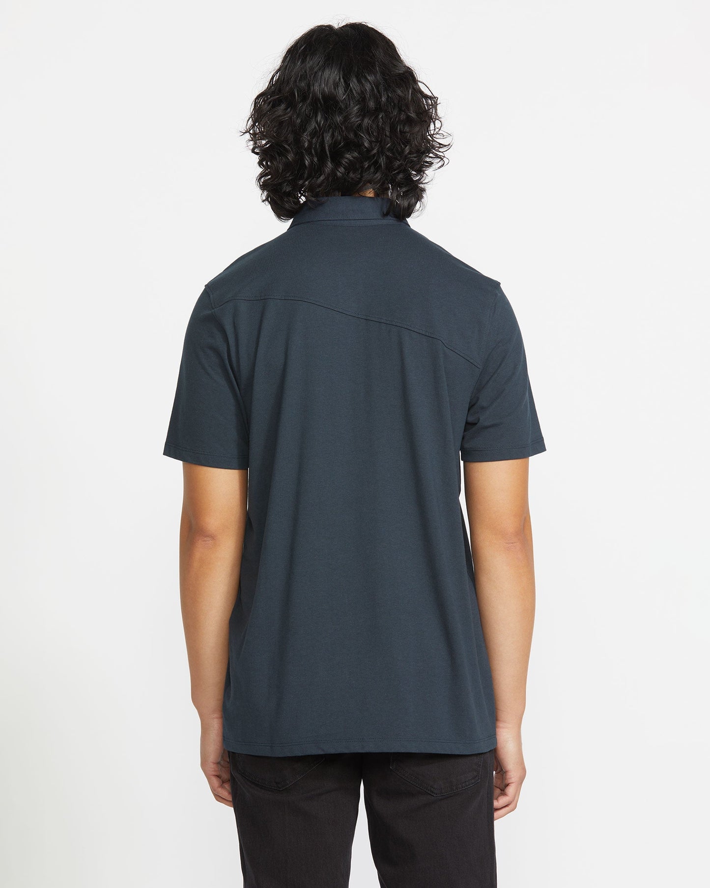 Men's Wowzer Polo Short Sleeve Shirt-Navy-Volcom