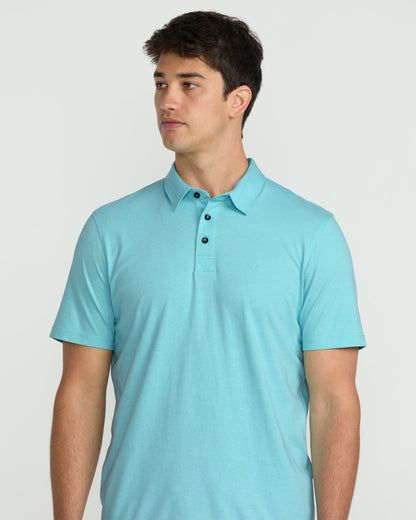Men's Wowzer Polo Short Sleeve Shirt-Poolside-Volcom