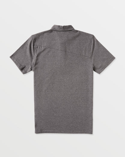 Men's Wowzer Polo Short Sleeve Shirt-Stealth-Volcom