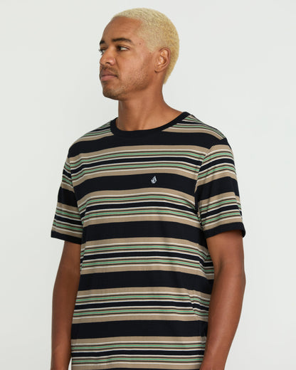 Men's Parotic Crew Short Sleeve Tee-Black-Volcom