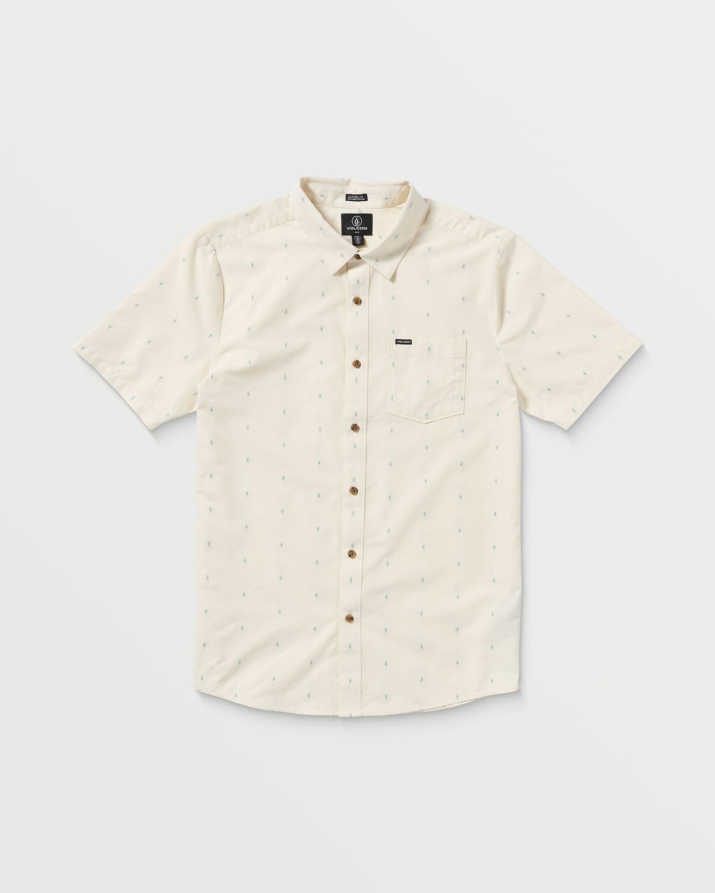 Men's Bankstone Short Sleeve-Off White-Volcom