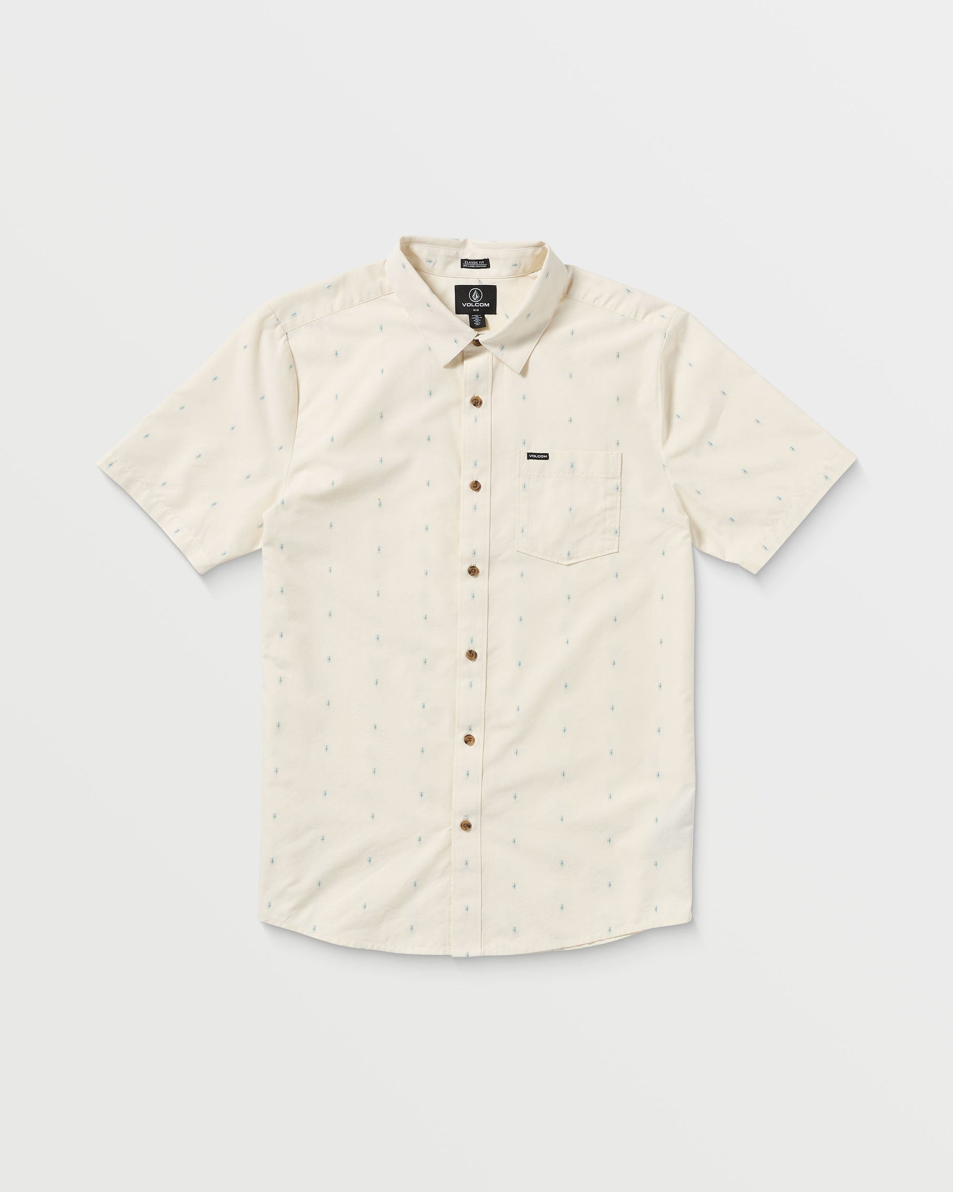 Men's Bankstone Short Sleeve-Off White-Volcom