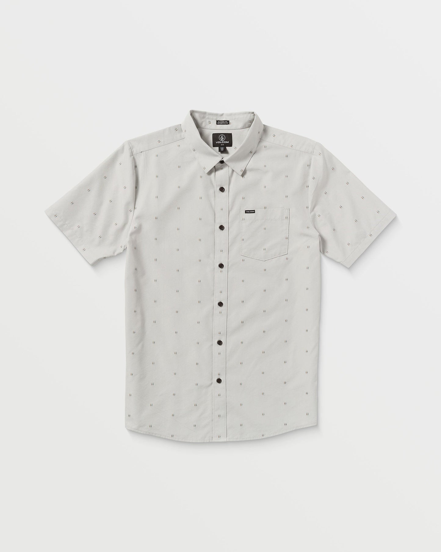 Men's Bankstone Short Sleeve-Tower Grey-Volcom