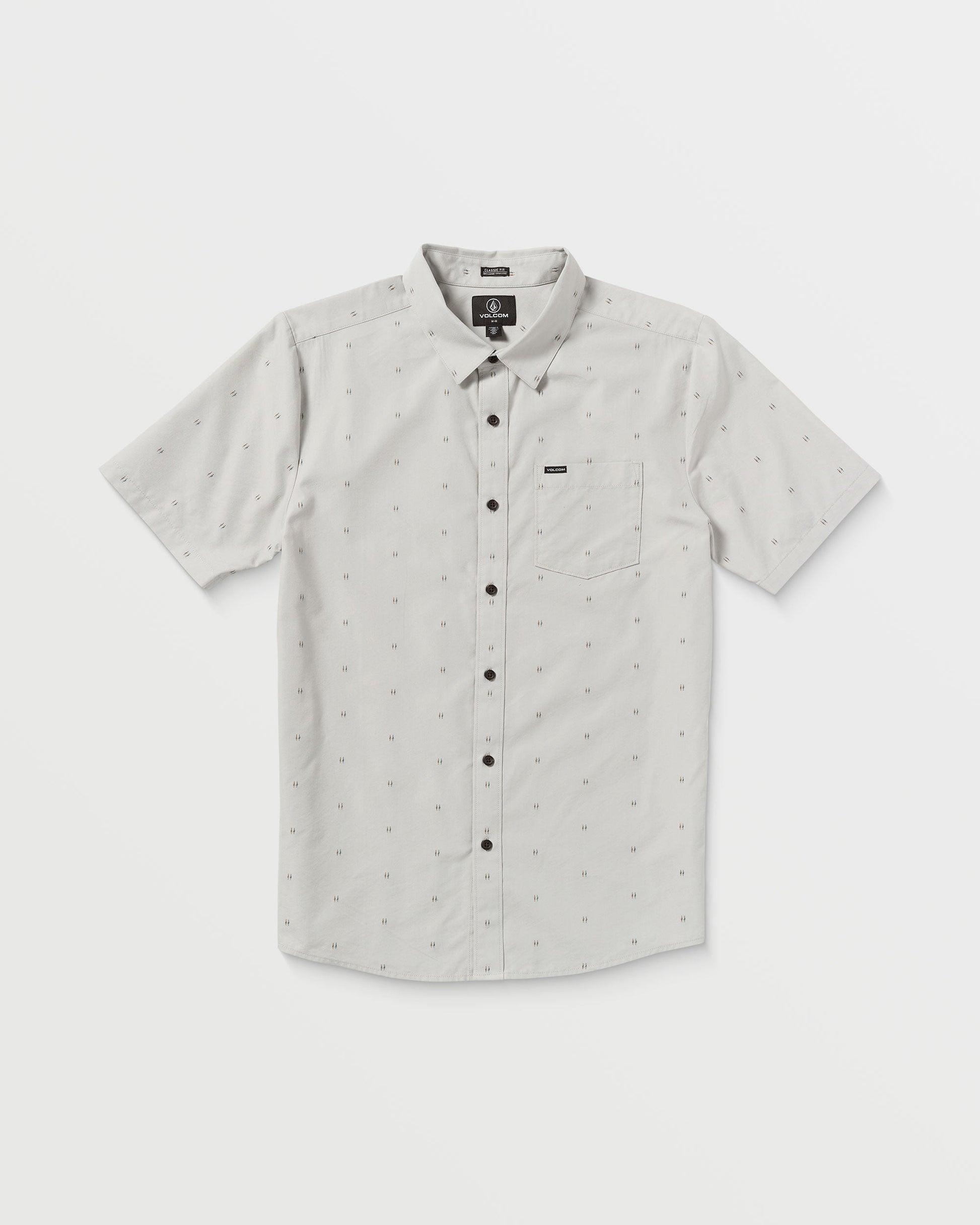 Men's Bankstone Short Sleeve-Tower Grey-Volcom