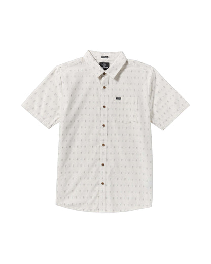 Men's Bankstone Short Sleeve-White Combo-Volcom