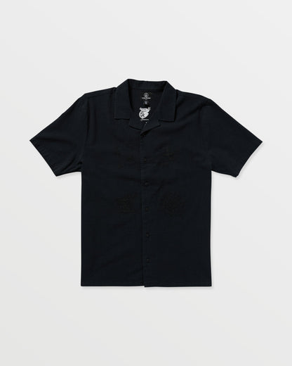 Men's Featured Artist Seth Conboy Short Sleeve Shirt-Black-Volcom