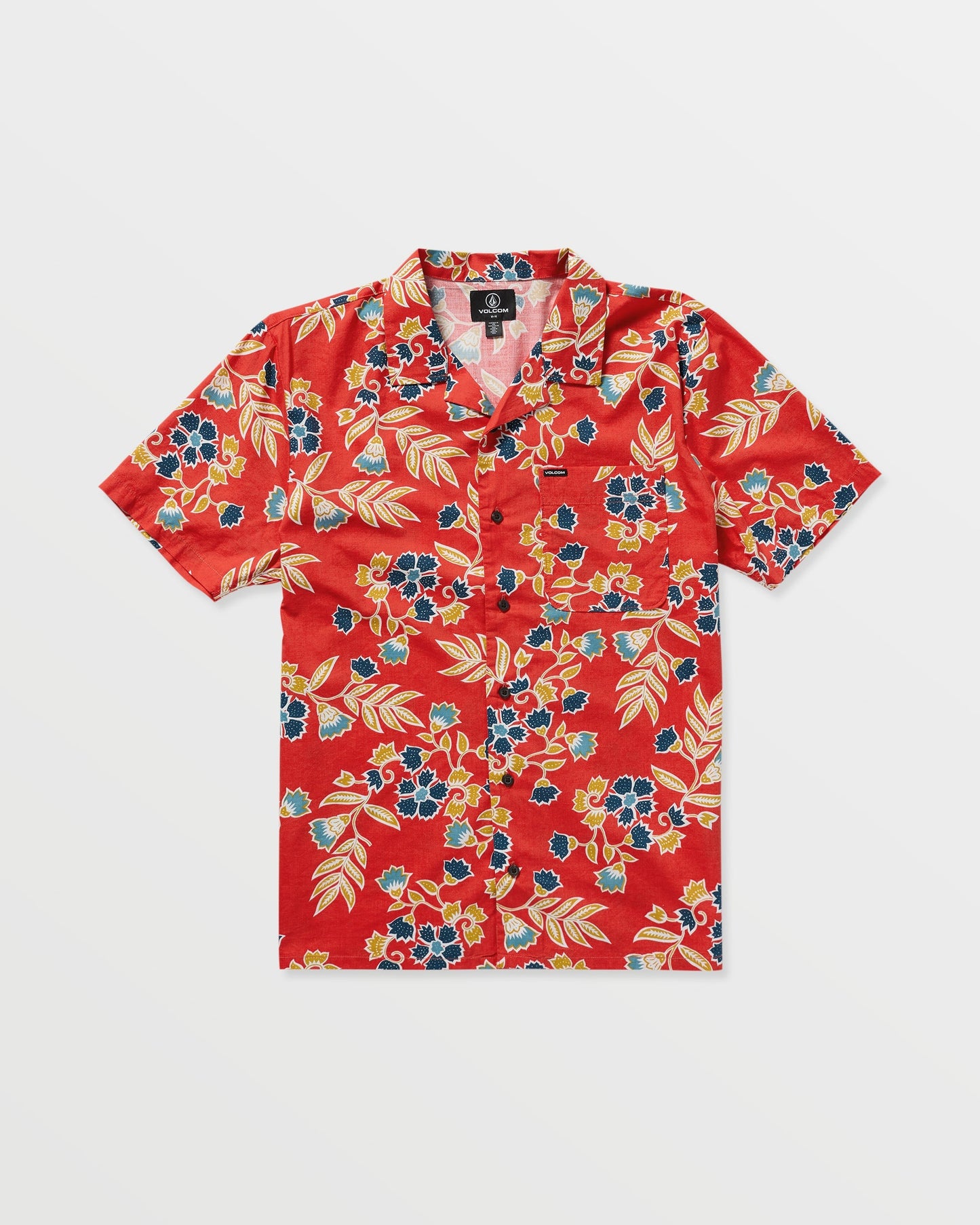 Men's Offering Short Sleeve Shirt-Chili Red-Volcom