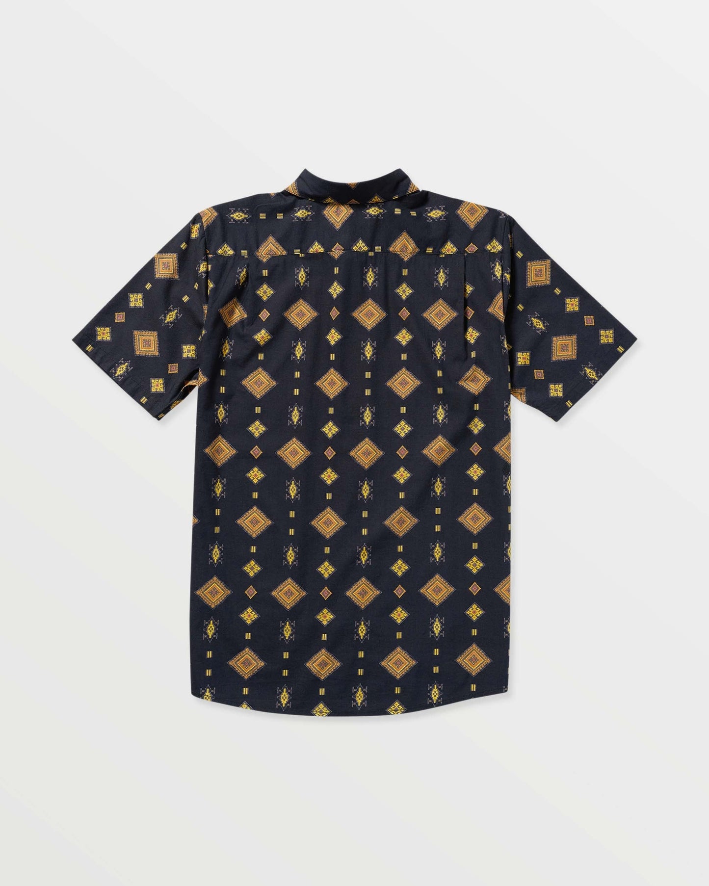 Men's Desert Dobby Short Sleeve Shirt-Black-Volcom