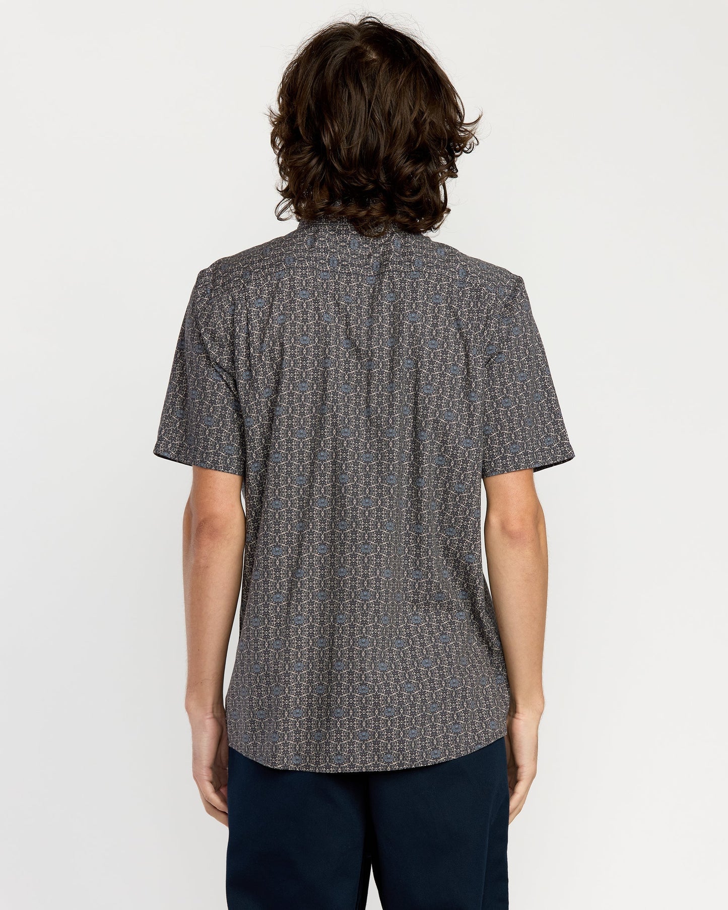 Volcom Men's Scaler Stone Woven Short Sleeve Shirt